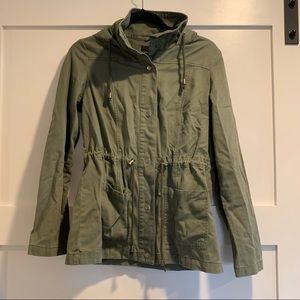 Forever 21 Green Button Up Jacket